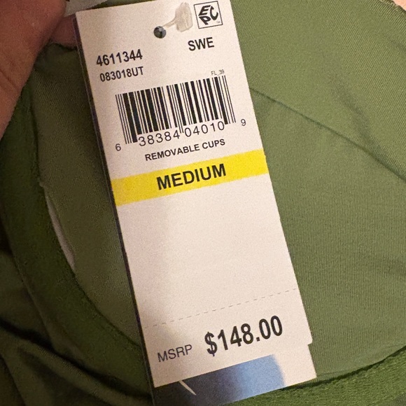 Isabella Rose green maillot one piece swimsuit - Picture 6 of 6